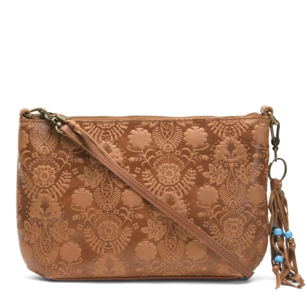 The Sak Sequoia 3 in 1 Brown Leather Crossbody Bag